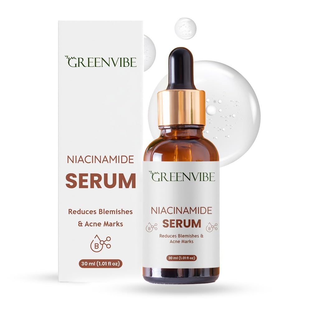 Niacinamide Face Serum 30ml | 10% Niacinamide + Zinc PCA + Hyaluronic Acid | Minimizes Pores | Controls Oil | Brightens Skin | For Oily, Combination & Blemish-Prone Skin | All Skin Types