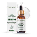 GreenVibe Alpha Arbutin 2% Serum – Brighter Skin & Fades Dark Spots | All Skin Types | 30ml