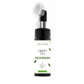 GreenVibe Green Tea Face Wash with Deep Cleansing Brush | Oil Control & Acne Care Cleanser for Fresh, Clear & Healthy Skin | Gentle Daily Use Face Wash (150ml)